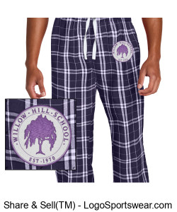 Willow Hill embroidered pajama pants Design Zoom